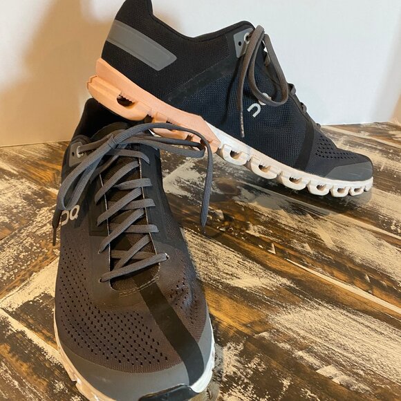 On Running Black and Gray Athletic Shoes - Picture 2 of 8